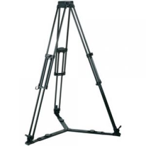 V3822-0001 Single Stage ENG (75mm Bowl ) Aluminium Pozi-Loc Tripod - Black